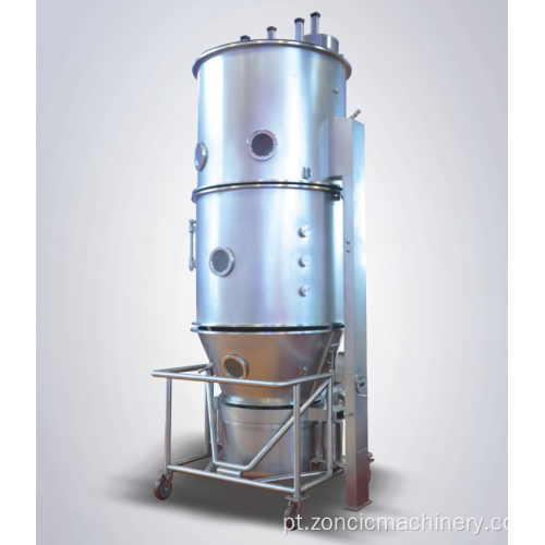 Secador de leito fluidizado de alta eficiência para mecanismo de granulação fervente Equipamento de granulação de granulação